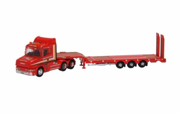 Oxford Diecast Oxford Diecast NTCAB006 Scania T Cab Semi Low Loader - Sandy Kydd