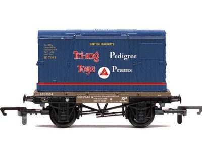 Hornby R60032 Conflat A Wagon, BR, Tri-ang
