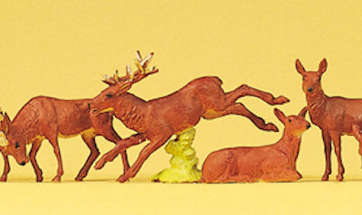 Preiser 10179 Stags HO Gauge Figures