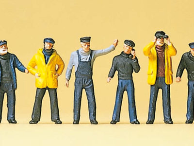 Preiser 10353 Ship's Crew HO Gauge Figures