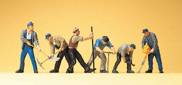 Preiser 10418 Track Workers HO Gauge Figures