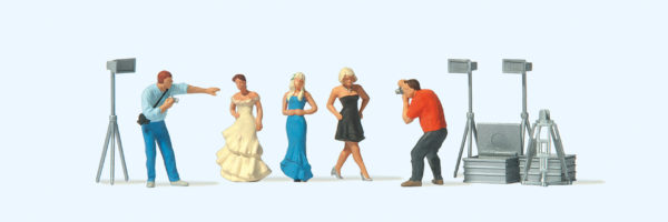 Preiser 10789 Fashion Shoot HO Gauge Figures