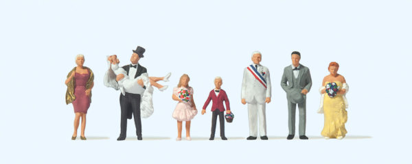 Preiser 10790 Weeding Party HO Gauge Figures