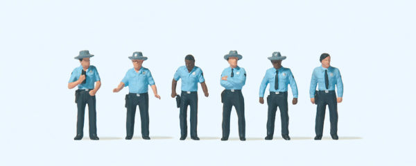 Preiser 10798 USA Highway Patrolmen. HO Gauge Figures