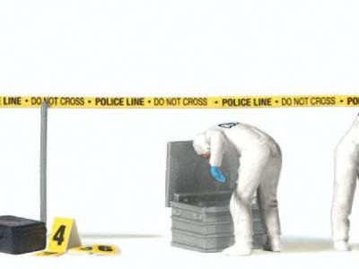 Preiser 10800 Crime Scene Investigation (USA /GB) HO Gauge Figures