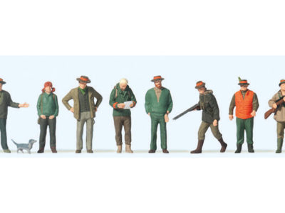 Preiser 10803 Hunters & Hunting Helpers HO Gauge Figures
