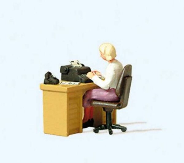 Preiser 28094 Secretary at Desk HO Gauge Figures