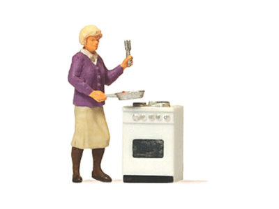 Preiser 28133 At the Stove HO Gauge Figures