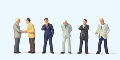 Preiser 73006 Businessmen OO Gauge Figures