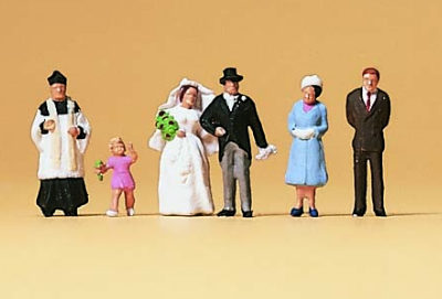 Preiser 79058 Wedding Group Catholic N Gauge Figures