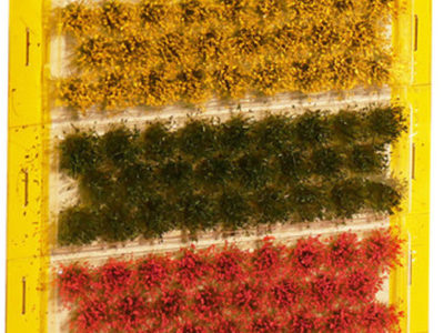 Noch 07011 Tuft of Grass XL "blooming red, yellow, light and dark green" 104 pieces, 9 mm