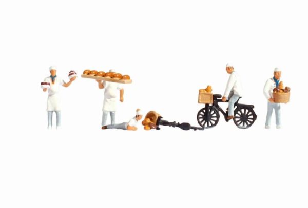 Noch 15053 Bakers & Accessories HO Scale Figures