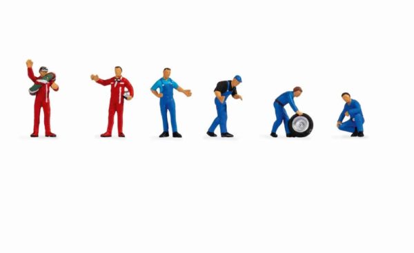 Noch 15107 Racing Drivers and Mechanics HO Scale Figures