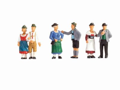 Noch 15578 People in Tradition Costume HO Scale Figures