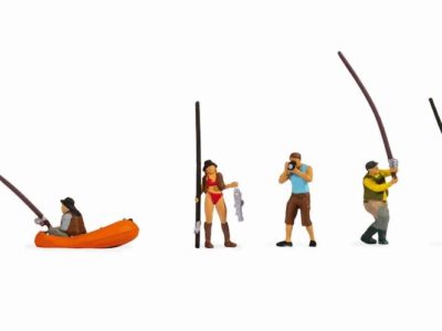 Noch 15891 Fishermen HO Scale Figures