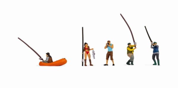 Noch 15891 Fishermen HO Scale Figures