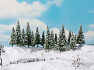 Noch 24680 Snowy Fir Trees, 10 - 14 cm high