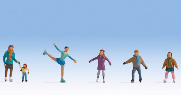 Noch 36724 Ice Skates N Gauge Figures