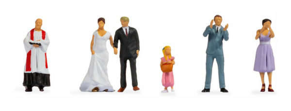 Noch 36862 Wedding Couple N Gauge Figures