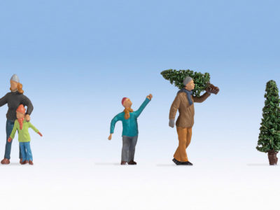 Noch 36927 Christmas Tree Sale N Gauge Figures