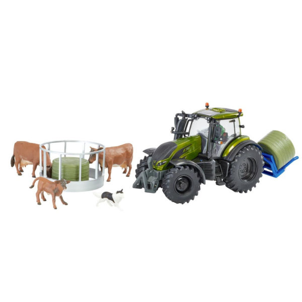 Britains 43323 Valtra Metallic Olive Green Playset