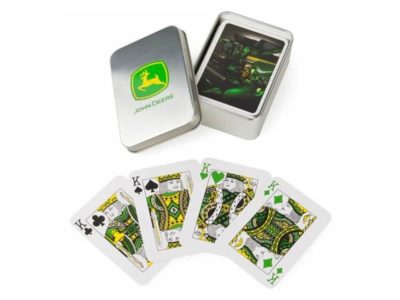 Britains 47415 John Deere Playing Cards - in a tin