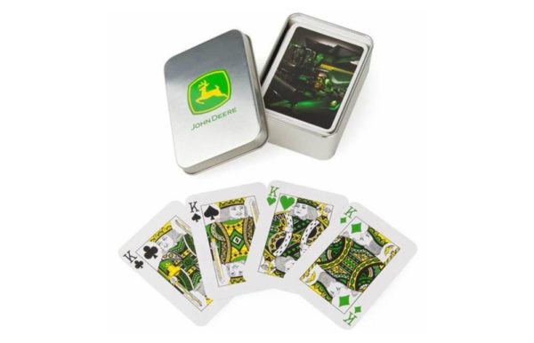 Britains 47415 John Deere Playing Cards - in a tin