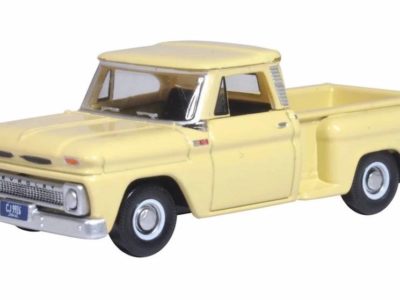 Oxford Diecast 87CP65007 Chevrolet Stepside Pick Up 1965 - Yellow 1/87 Scale