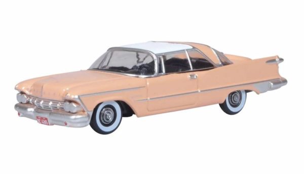 Oxford Diecast 87IC59001 Imperial Crown 2 Door Hardtop 1959 Car - Persian Pink