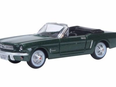 Oxford Diecast 87MU65006 Ford Mustang - Ivy Green 1/87 Scale