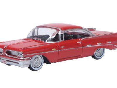 Oxford Diecast 87PB59005 Pontiac Bonneville Coupe - Mandalay Red 1/87 Scale