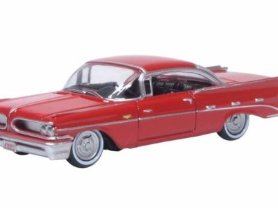 Oxford Diecast 87PB59005 Pontiac Bonneville Coupe - Mandalay Red