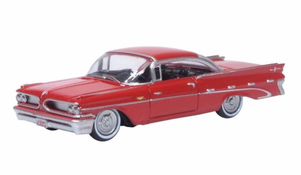 Oxford Diecast 87PB59005 Pontiac Bonneville Coupe - Mandalay Red 1/87 Scale