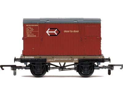 Hornby R60108 Conflat A Container Wagon, BR