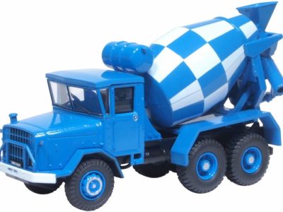 Oxford Diecast 76ACM001 AEC 690 Concrete Mixer Truck - Blue