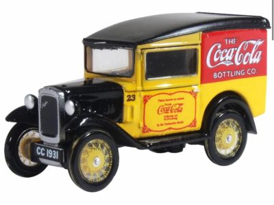 Oxford Diecast 76ASV006CC Austin Seven Van - Coca Cola
