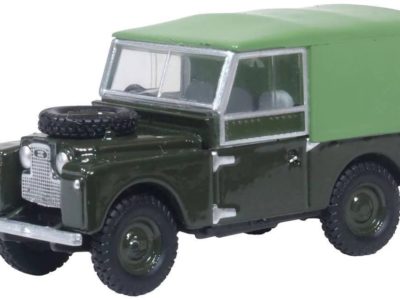 Oxford Diecast 76LAN188024 Land Series I 88 Inch Canvas Back - Bronze Green