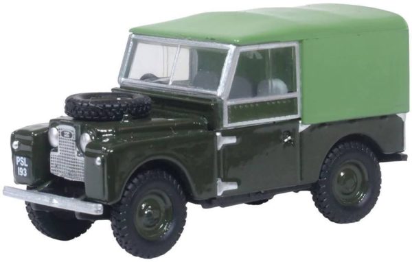 Oxford Diecast 76LAN188024 Land Series I 88 Inch Canvas Back - Bronze Green