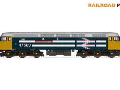 Hornby R30040TTS RailRoad Plus Class 47 Locomotive - ‘Country of Hertfordshire’