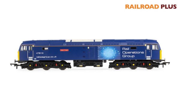 Hornby R30042TTS RailRoad Plus Class 47 Locomotive - ‘Jack Frost’