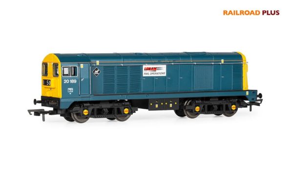 Hornby R30318 RailRoad Plus, Loram Rail, Class 20, Bo-Bo Locomotive  