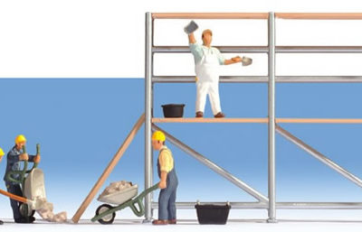 Noch 15054 Bricklayers HO scale Figures