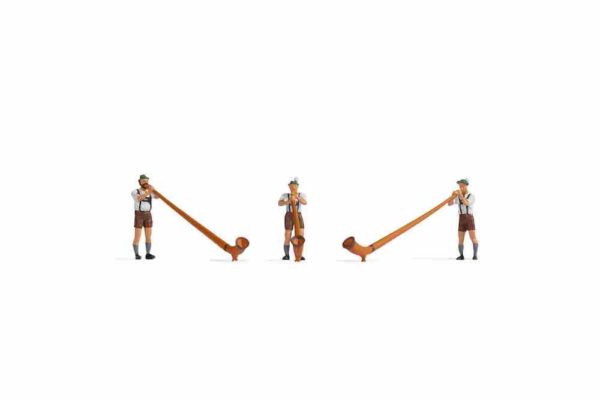 Noch 15579 Alphorn Players HO scale Figures