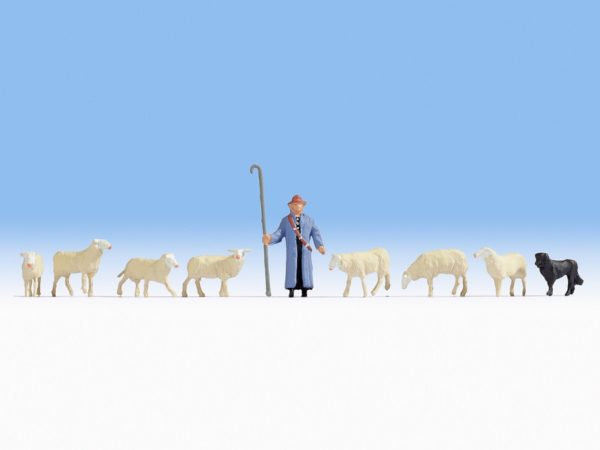 Noch 15748 Sheep & Shepherd HO scale Figures