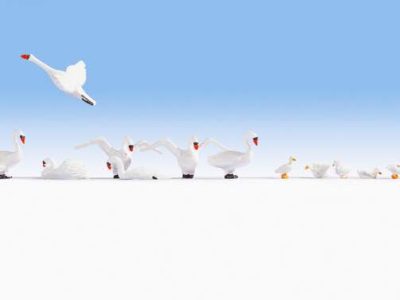 Noch 15774 Swans & Ducks HO scale Figures