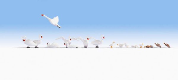 Noch 15774 Swans & Ducks HO scale Figures