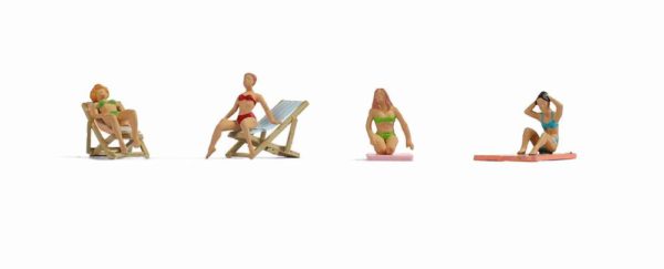 Noch 15851 Sunbathers Figure Set HO Scale