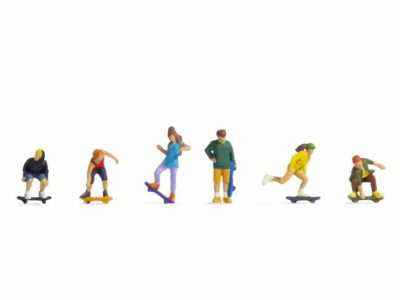 Noch 15889 Skateboarders Figure Set HO Scale