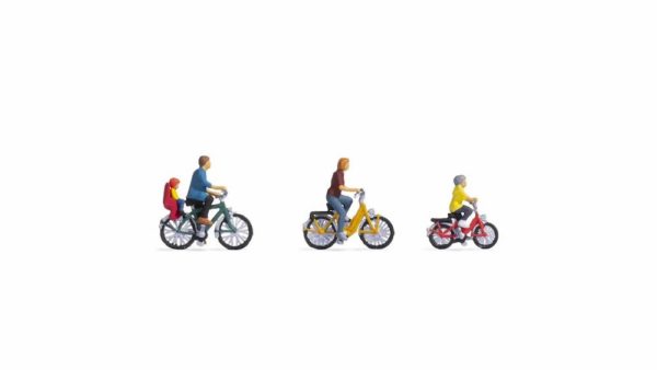 Noch 15909 Family on a Bike Ride HO scale Figures