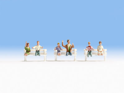 Noch 15911 Convertible Drivers HO scale Figures